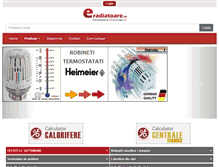 Tablet Screenshot of eradiatoare.ro